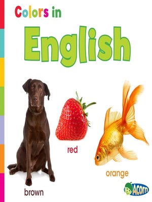 cover image of Colors in English